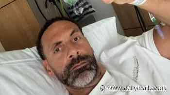 Rio Ferdinand posts two-word tweet on Paris Saint-Germain's controversial penalty decision from his hospital bed - after missing out on Champions League clash with Arsenal