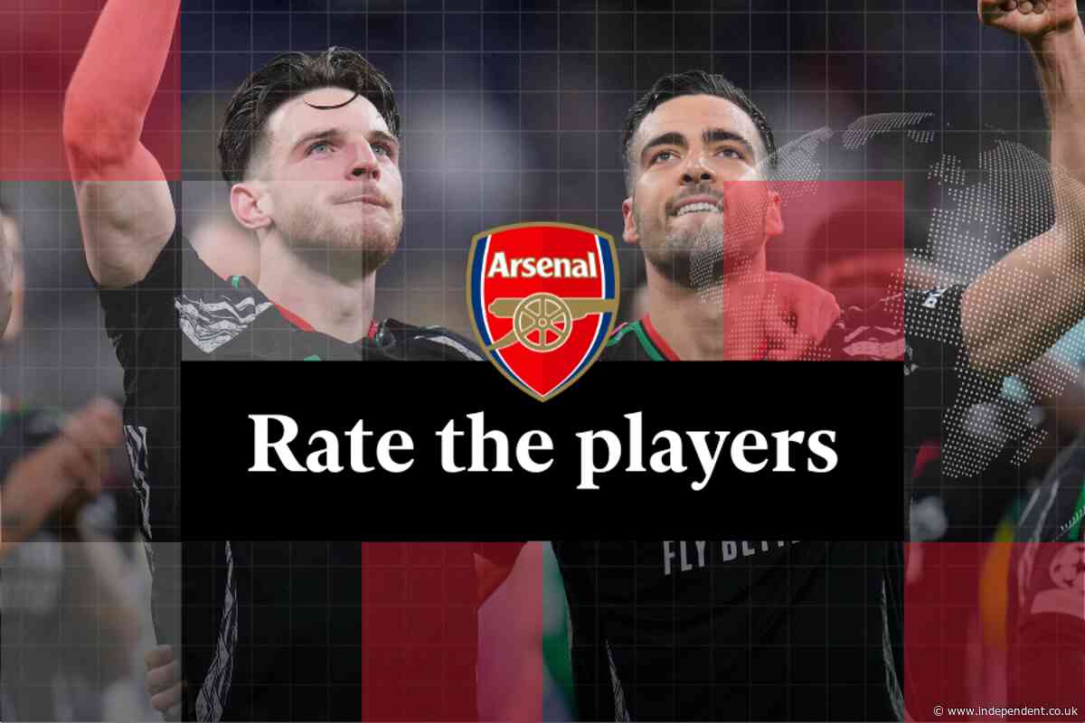 Rate the Arsenal players as their Champions League dream comes to an end against PSG