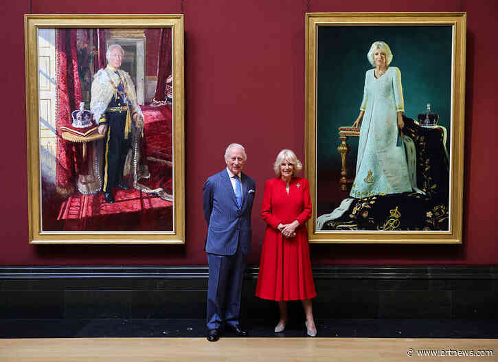 UK Royal Coronation Portraits of King Charles III and Queen Camilla Unveiled