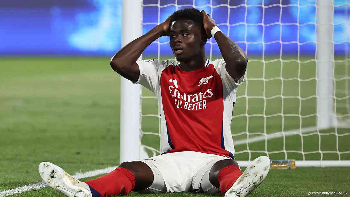 Bukayo Saka 'won't be sleeping for two or three nights' after missing late sitter for Arsenal against PSG, says Martin Keown