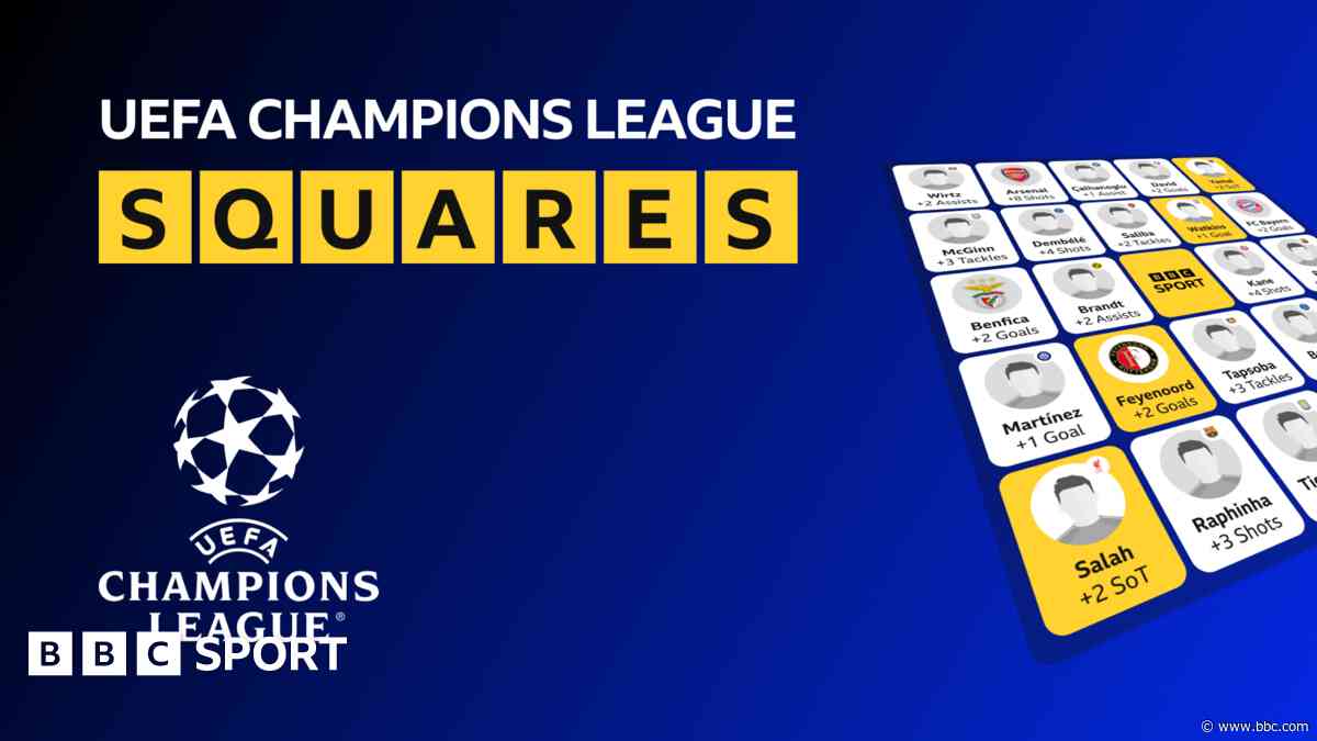 Champions League Squares: How did you do during PSG v Arsenal?