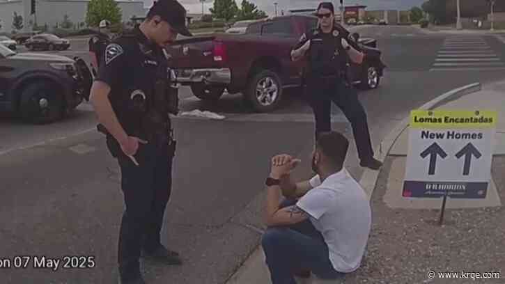 WATCH: Law enforcement questions NMSP officer accused of DWI
