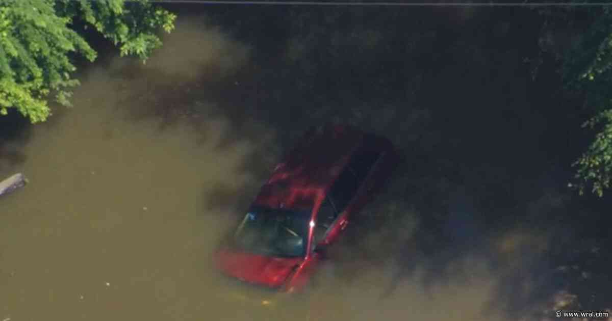 Benson woman rescued from submerged SUV in Johnston County creek after medical emergency