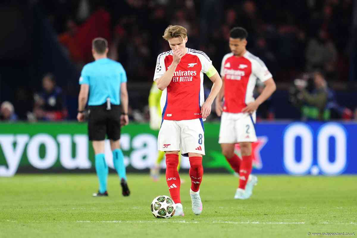 PSG v Arsenal LIVE: Result and reaction as Gunners crash out of Champions League at semi-final stage