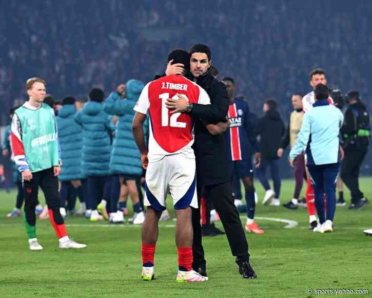 ‘They were in tears’: Arteta says Arsenal squad emotional after Champions League exit