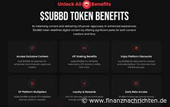 Top-Influencer setzen auf KI und SUBBD leitet Zukunft ein, während ICO 340.000 $ erzielt