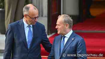 Merz' Antrittsbesuch: Polens Premier kritisiert deutsche Migrationspolitik