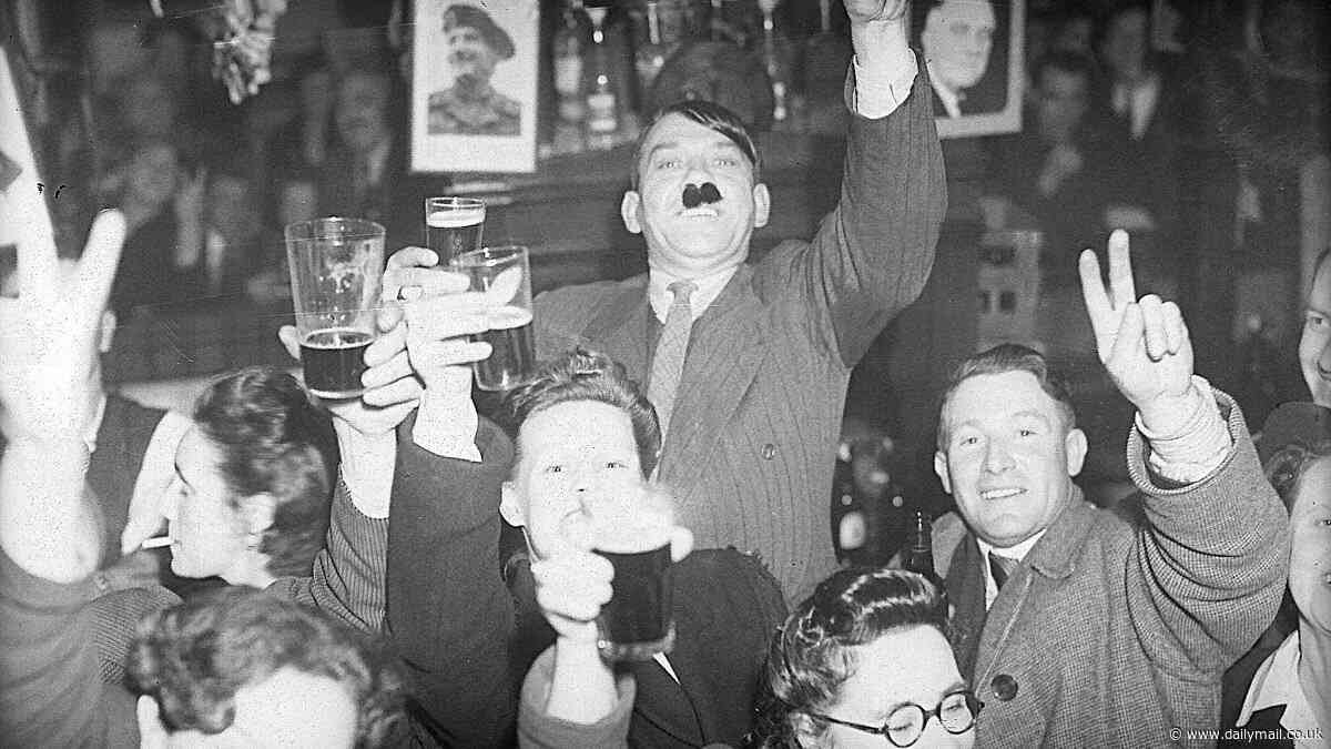 The wild night Britain celebrated VE Day: Late drinking, fireworks and 'sex outside Buckingham Palace' as exhausted, battered but jubilant nation toasted Hitler's downfall after six long years of war