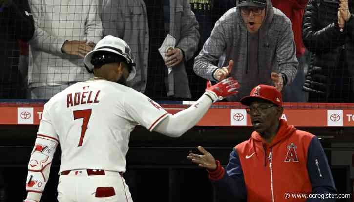 Angels’ Jo Adell says he needs to be more aggressive at the plate