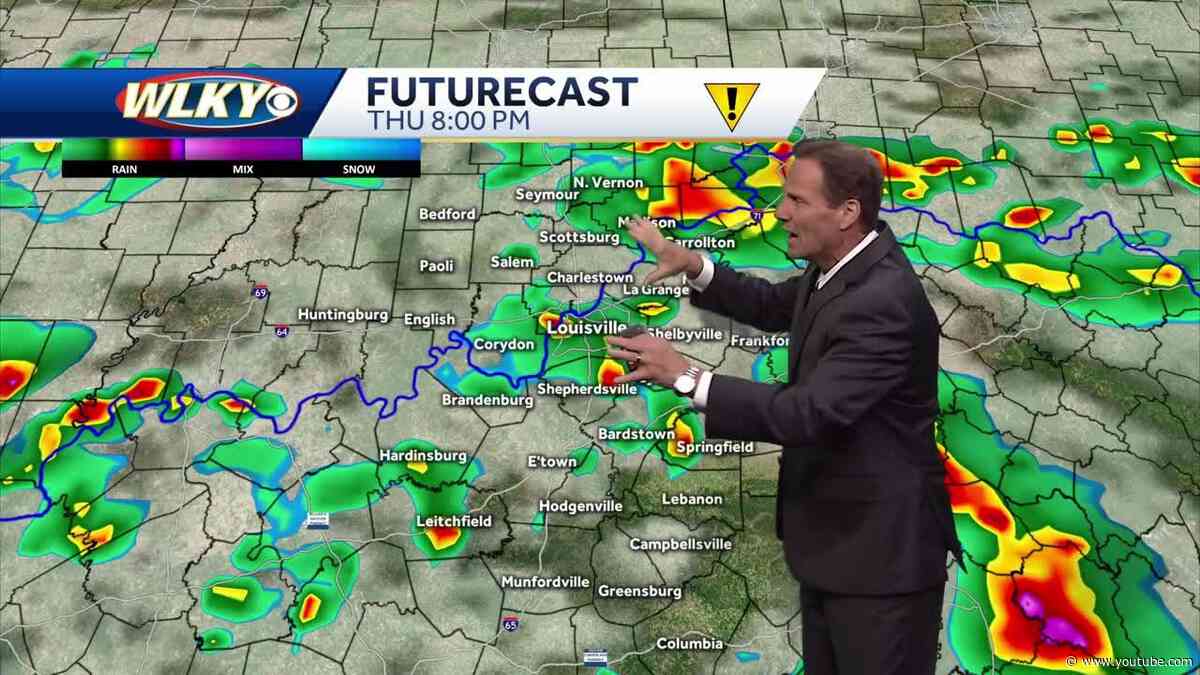 Scattered storm chances Thursday