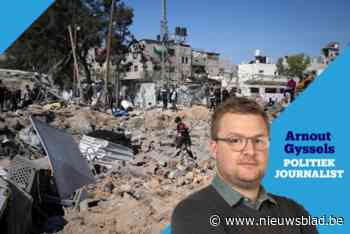 “Of ze het nu een bocht willen noemen of niet, N-VA zet zich voor het eerst nadrukkelijk af tegen ‘de moord op twee kleuterklassen per dag in Gaza’”