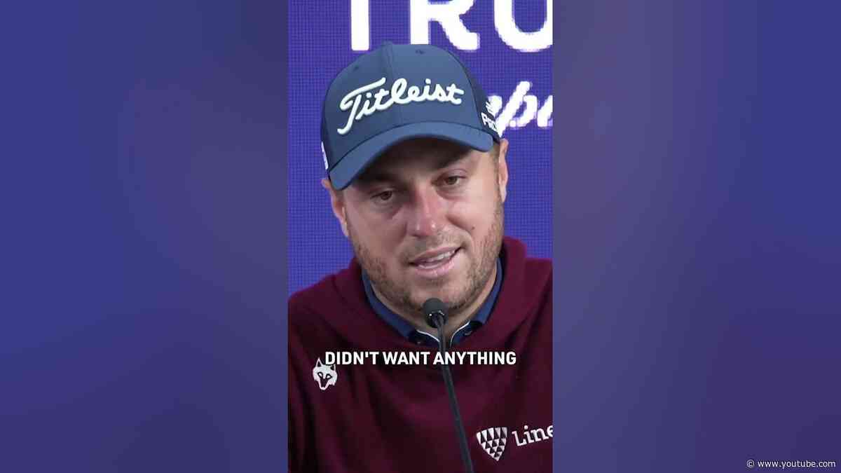 'I wanted a good tournament' Justin Thomas was like all of us watching Rory win the 2025 Masters 😂