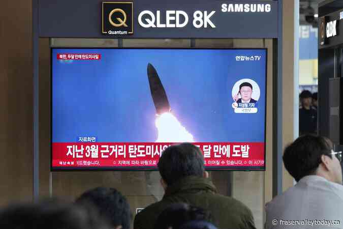 South Korea says North Korea has fired several missiles toward its eastern waters