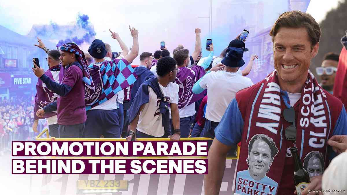 Behind The Scenes & On The Bus For Burnley's Promotion Parade!