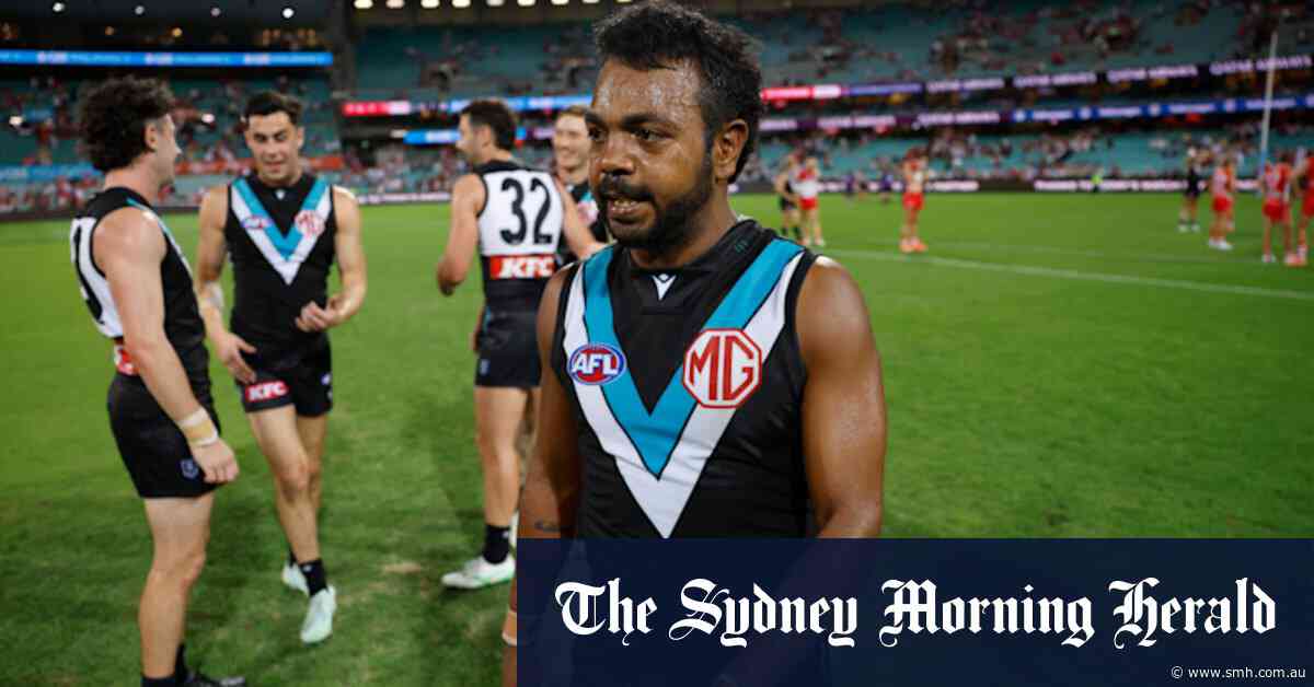 Willie Rioli withdraws from Port Adelaide team for Showdown
