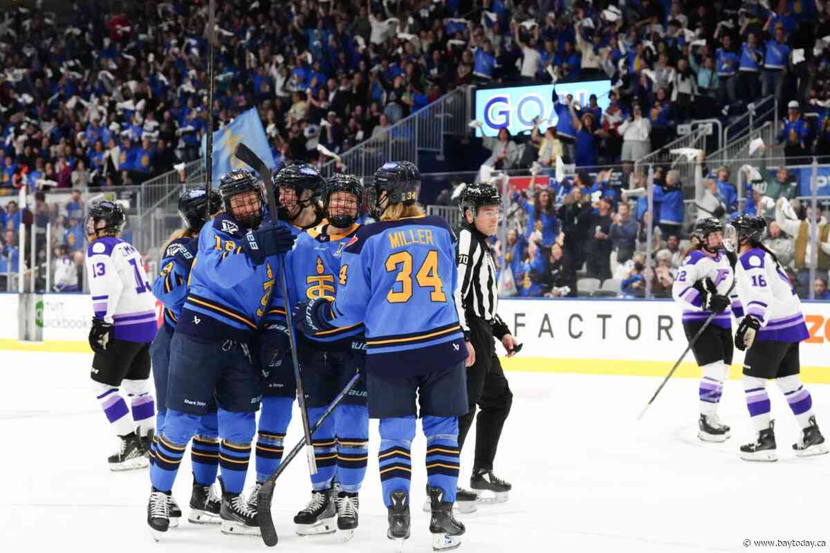 Rookie Gosling stars in Sceptres 3-2 Game 1 win over Frost in PWHL playoffs