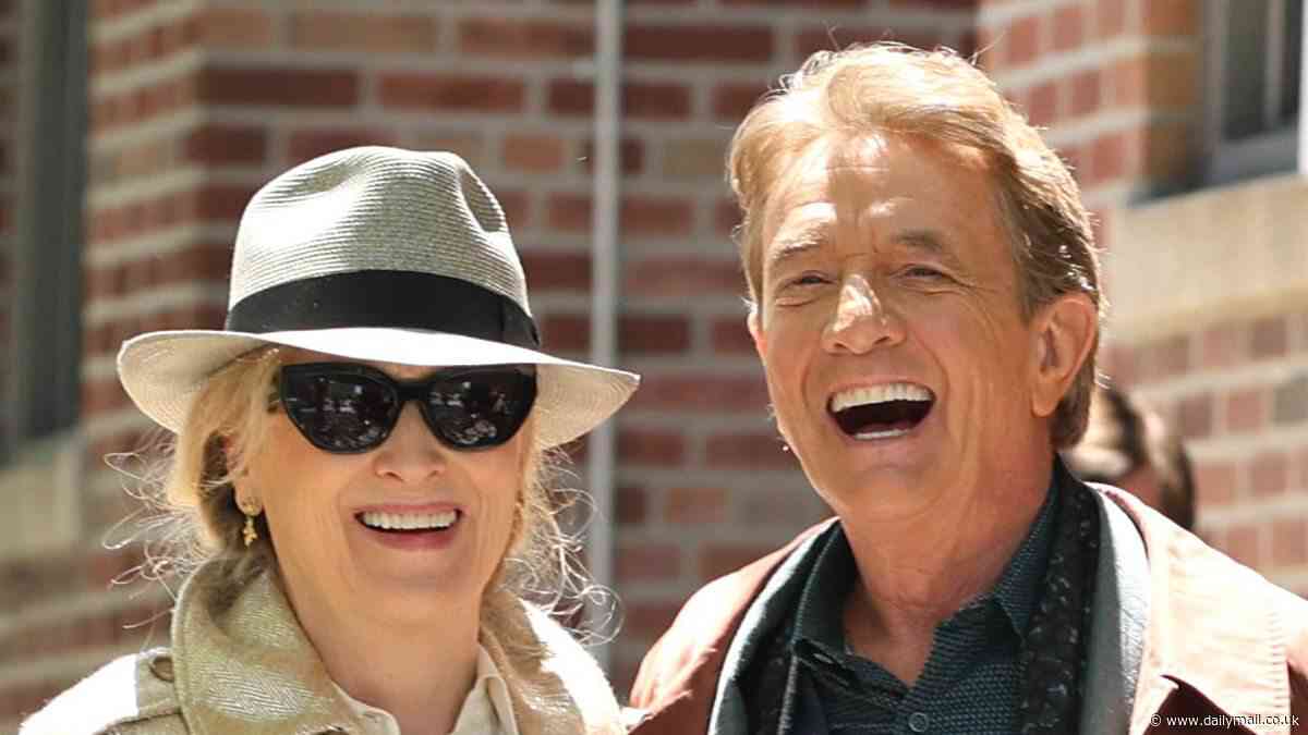 Meryl Streep and boyfriend Martin Short share passionate kiss on set amid years of romance speculation