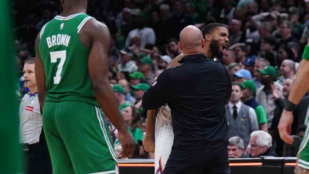 SEE IT: Knicks fans react to Game 2 comeback win over Celtics