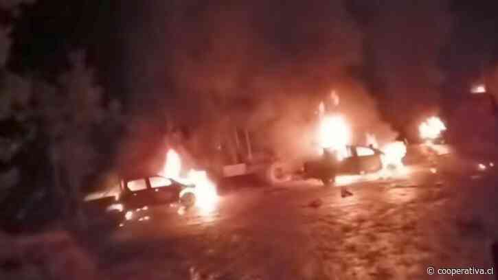 Ataque incendiario destruyó maquinaria en fundo de Los Sauces