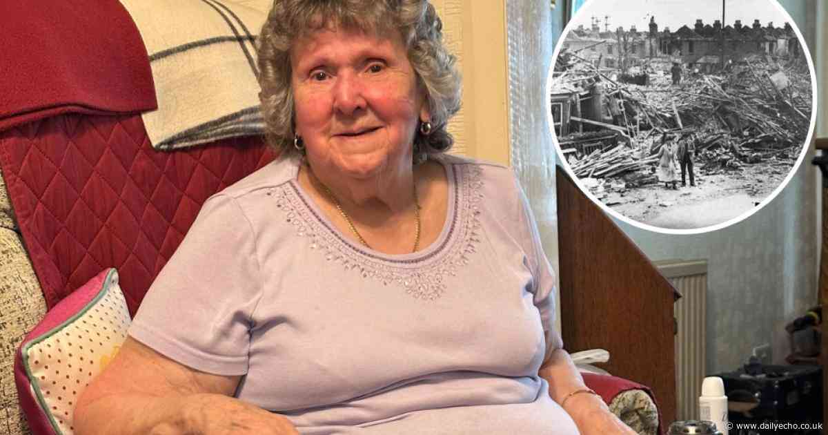 'I lived in an air raid shelter in Southampton during the Blitz'