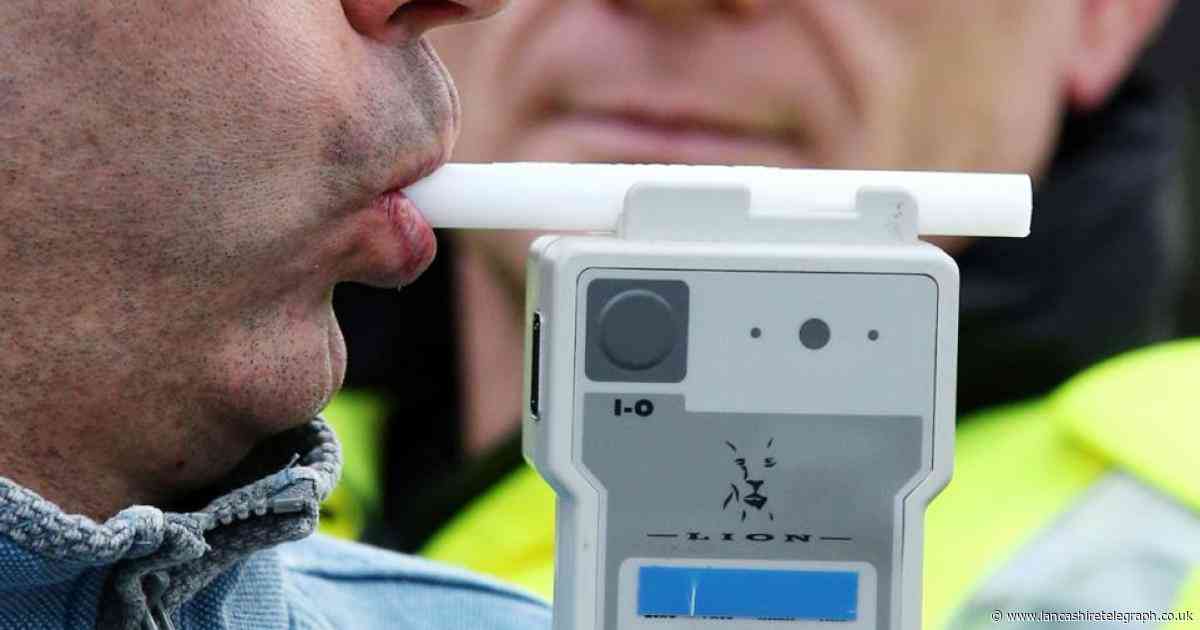 Drink driver forced vehicle onto M65 hard shoulder in dark, icy conditions