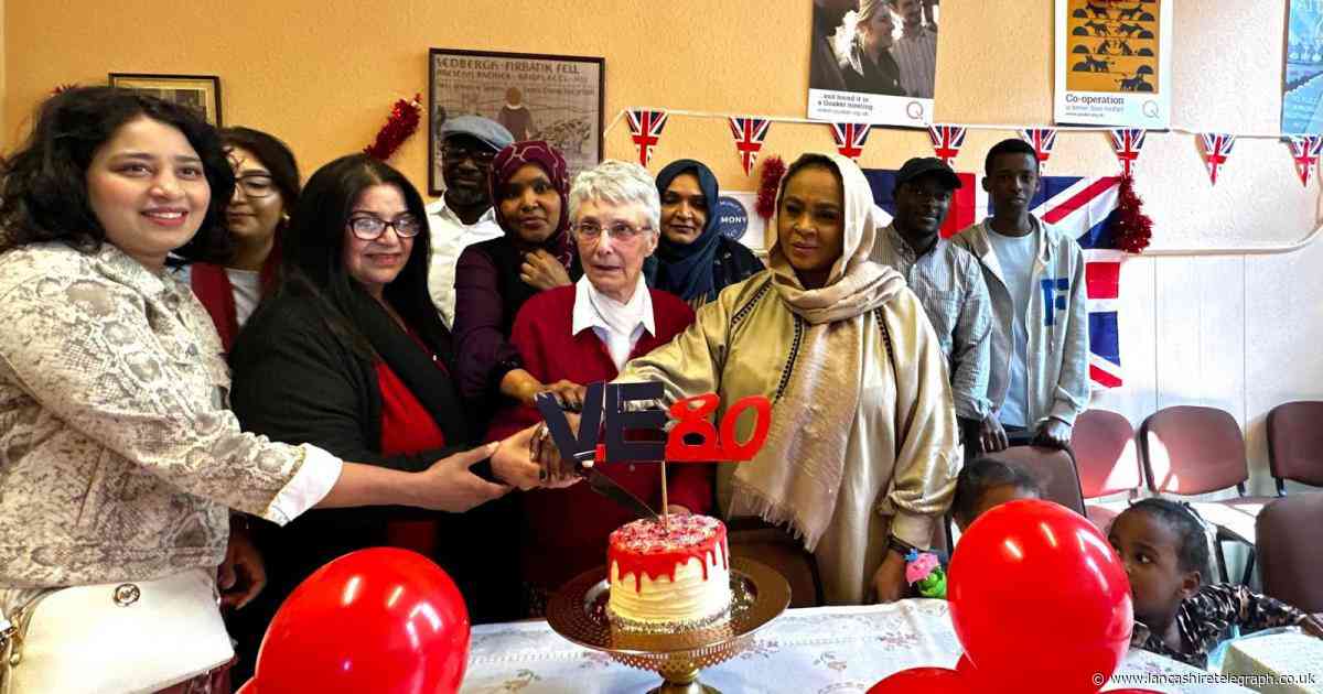 Refugees and locals come together in Blackburn to honour VE Day