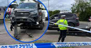 'Surreal': Locals shocked as car smashes into Costa shopfront