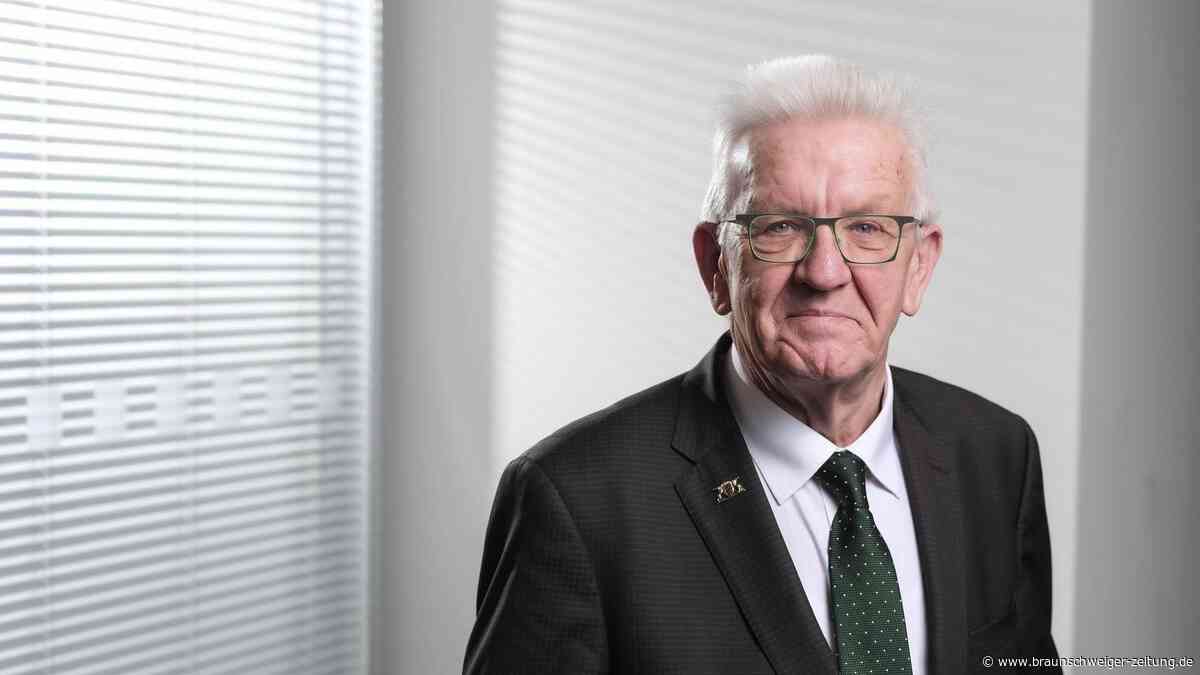 Winfried Kretschmann wirbt für Kehrwoche in Berlin
