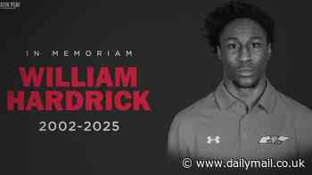 College football star William Hardrick killed at 22 as man is arrested on murder charge