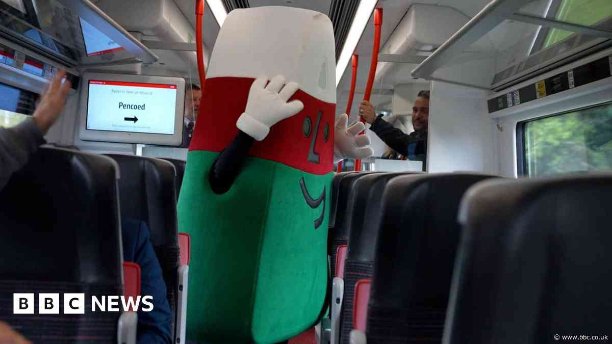 Train named after Welsh festival mascot