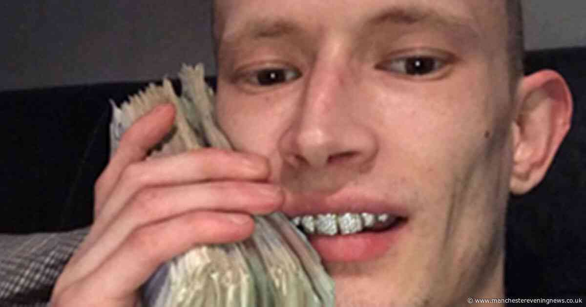He took selfies with 'diamond teeth', holding wads of cash - and didn't know when to stop