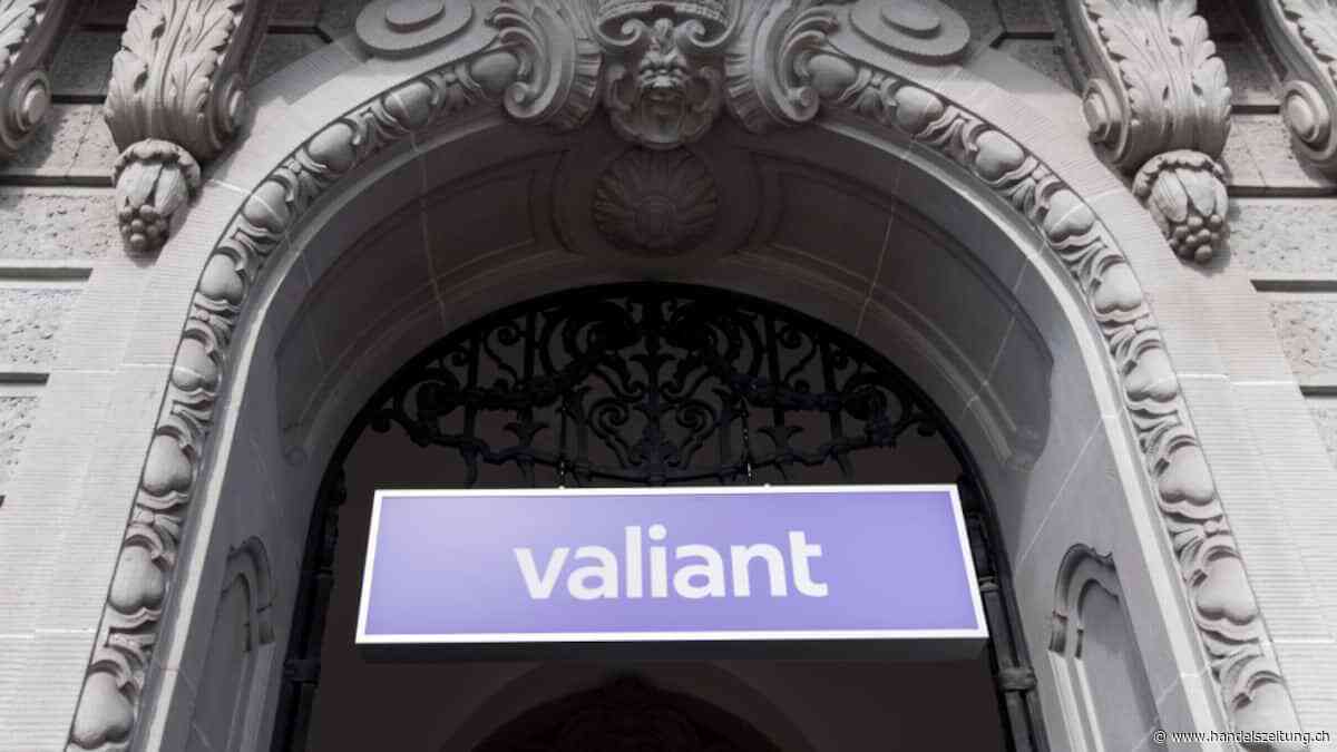 Valiant bekommt Zinsumfeld im ersten Quartal zu spüren