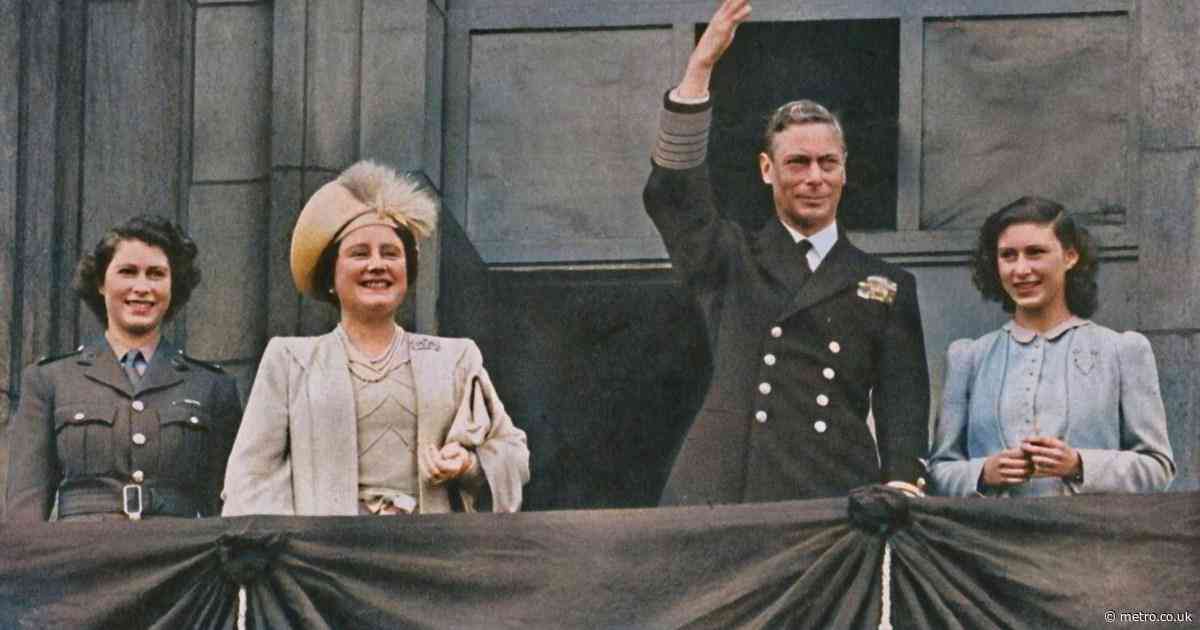How the royals celebrated VE Day back in 1945