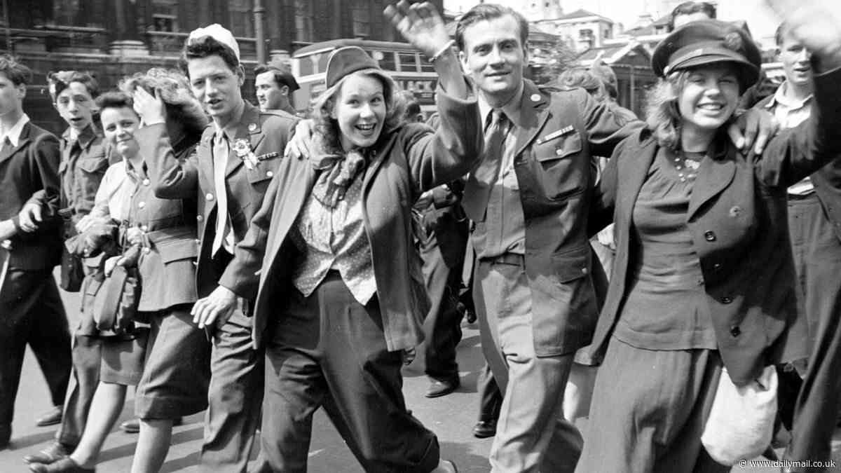 Relive VE Day as it happened 80 years ago when Britain threw epic party to celebrate Germany's surrender in WWII