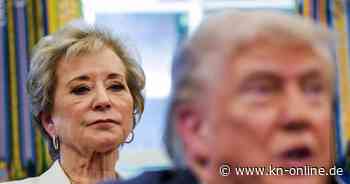 Trumps Bildungsministerin Linda McMahon blamiert sich mit Drohbrief an Harvard