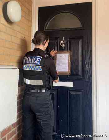 Closure order put in place by police at address