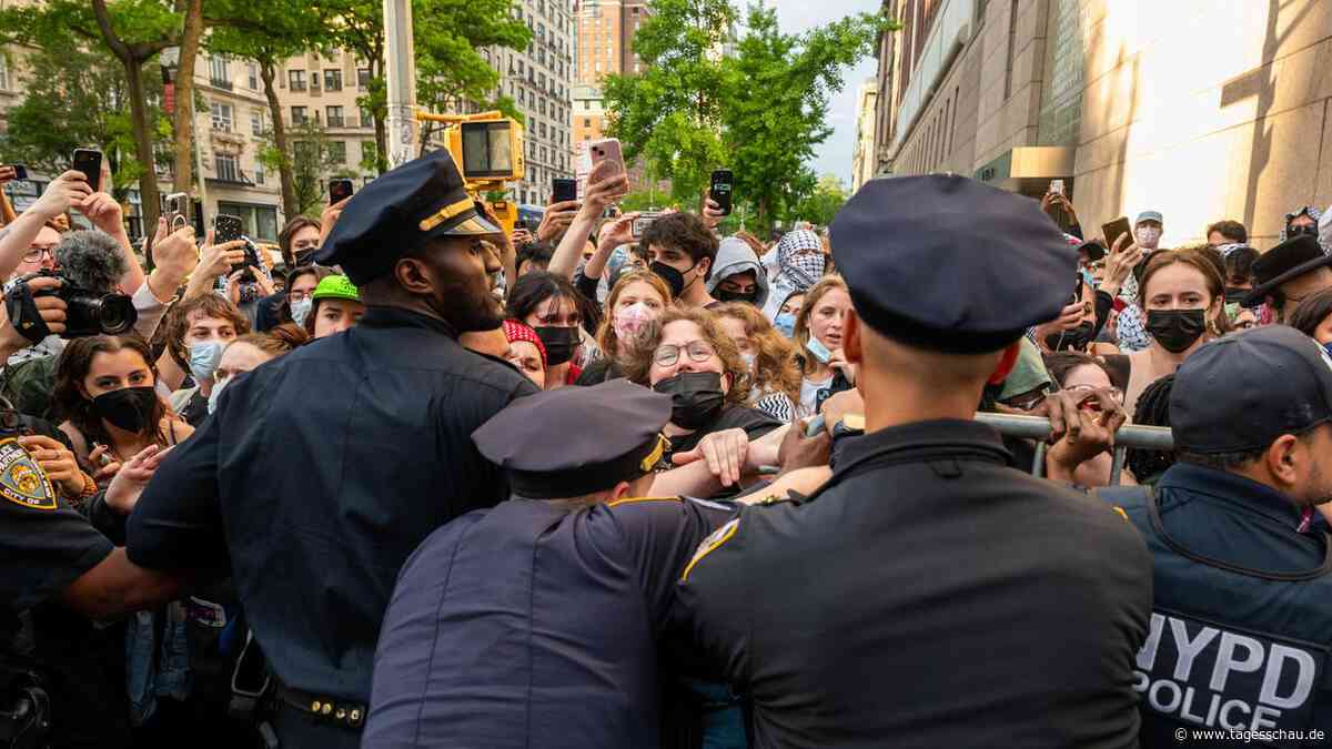 Erneut Proteste an New Yorker Columbia-Uni gegen Gaza-Krieg