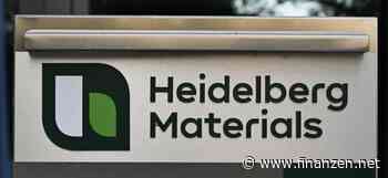 Heidelberg Materials-Aktie kurz vor Rekordhoch: Heidelberg Materials startet mit Zuwächsen ins Jahr