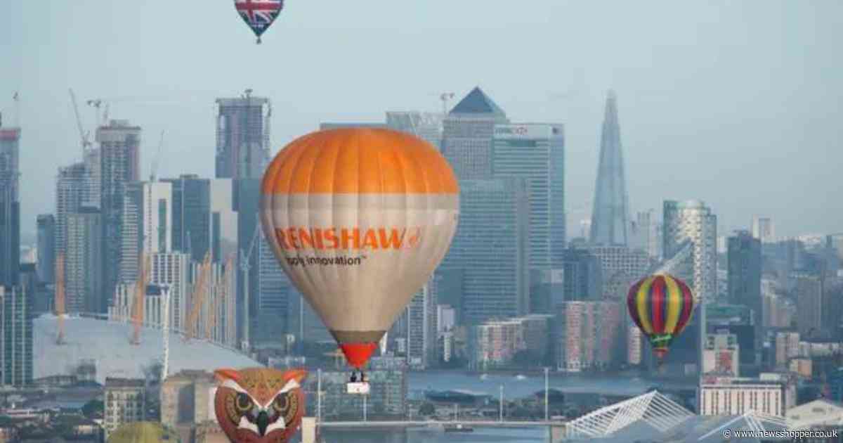 Dozens of hot air balloons to fly over London this weekend for special event