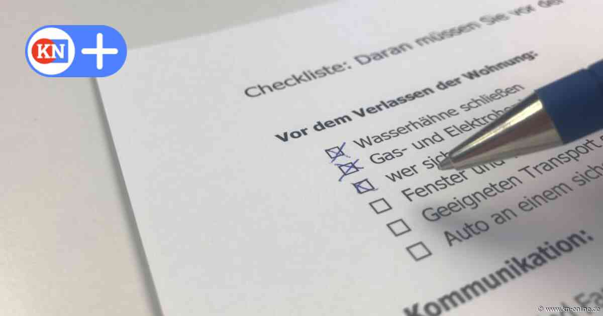 Checkliste Bombenentschärfung in Kiel: Evakuierung - was mitnehmen?