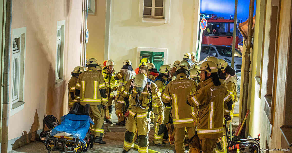 Bamberg: Familie mit Kleinkind bei Brand am Kaulberg in Wohnung eingeschlossen