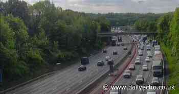 Drivers on the M27 facing rush hour delays as one lane closed