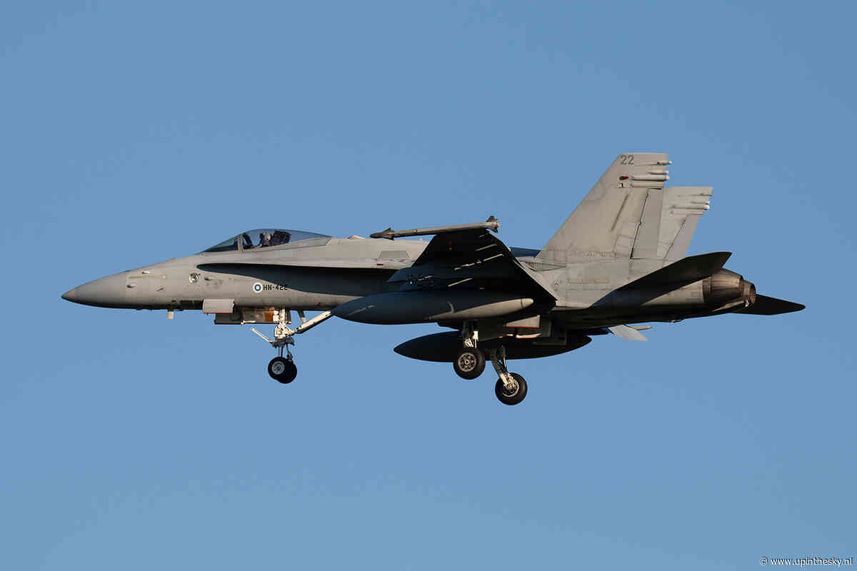 F-18 Hornet crasht in de bossen | Foto
