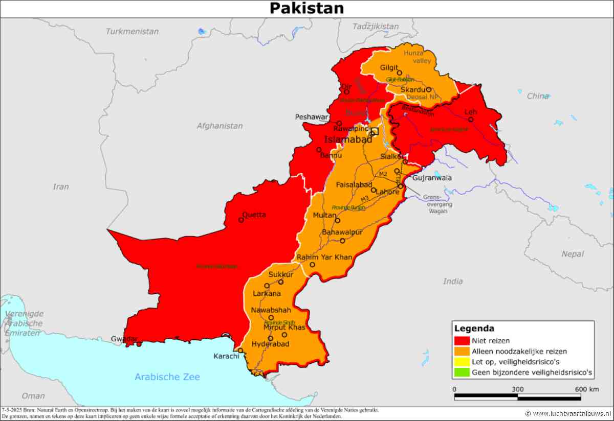 Reisadviezen voor India en Pakistan aangescherpt om spanningen