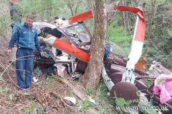 India helicopter crash horror as aircraft slams into mountainside killing six