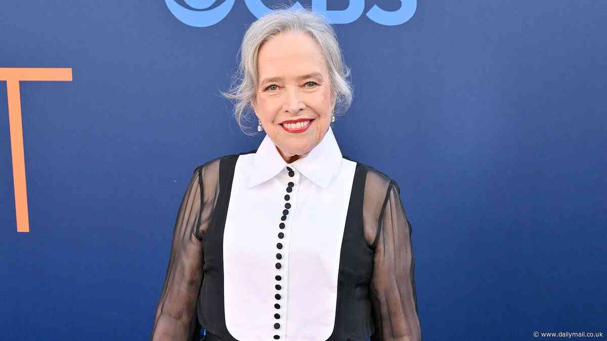 Kathy Bates, 76, displays her incredible 100Ib weight loss at CBS curtain-raiser after revealing the moment that sparked her Ozempic journey