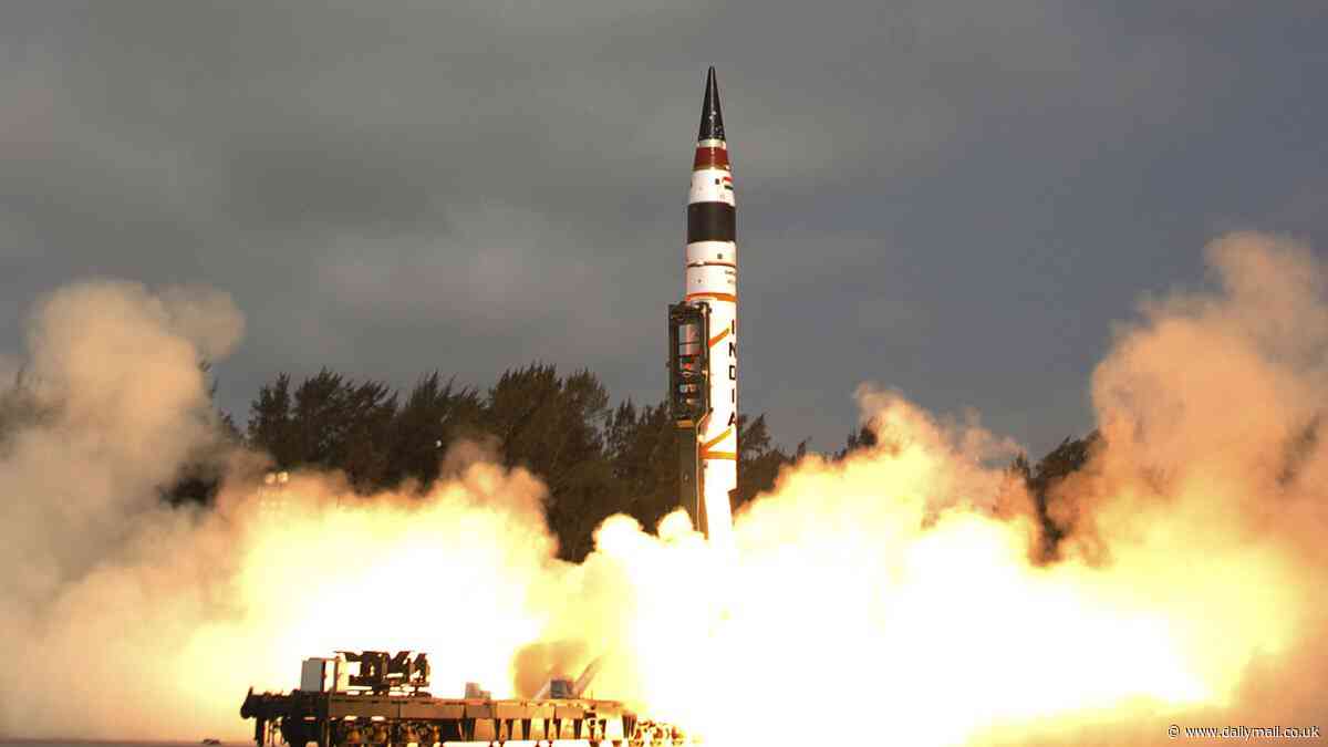 How nuclear-armed India and Pakistan's fearsome arsenals compare amid fears two neighbouring countries are lurching towards devastating all-out war after deadly Kashmir clashes