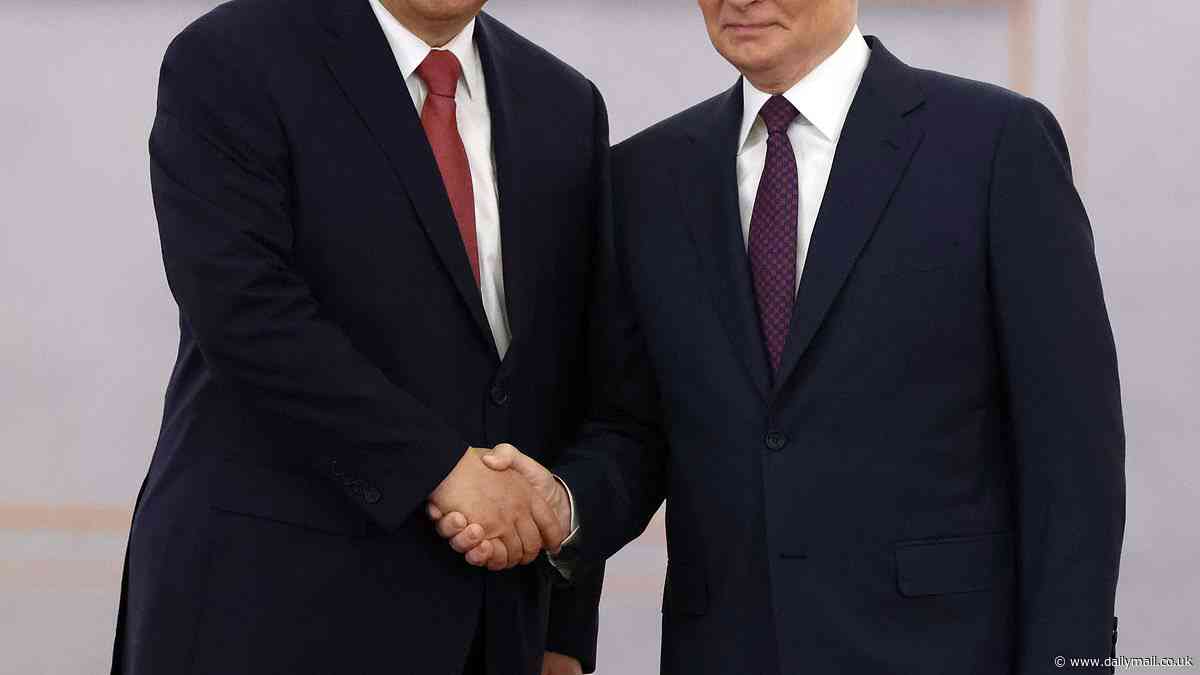 Putin and Xi's show of force: 'Old friends' Moscow and Beijing vow to take on global order together as Chinese leader arrives for Victory Day parade in Russian capital