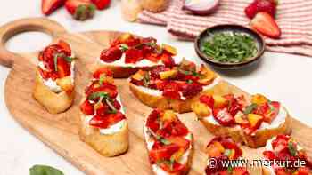 Der Klassiker neu interpretiert: Erdbeer-Bruschetta für gelungene Grillpartys