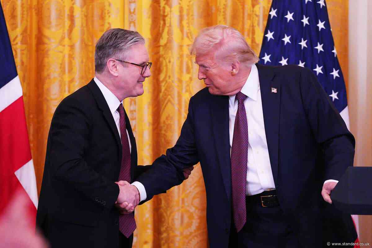 Donald Trump hails US-UK trade deal as  'very big and exciting day' for the two Special Relationship countries